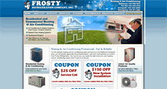 Desktop Screenshot of frostyrefrigeration.com